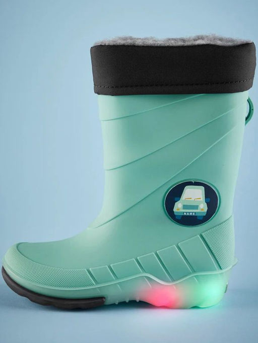 Утепленные резиновые сапоги для девочек LUPILU с мигающими пятками  фото 37