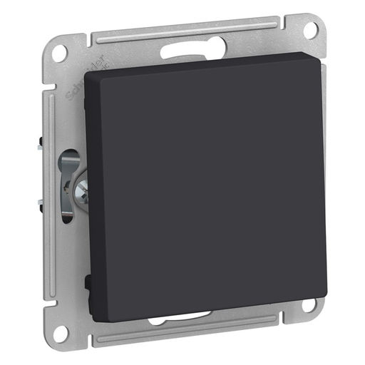 Выключатель SE ATLASDESIGN, 10 А, 1 клавиша, IP20, скрытый, карбон, ATN001011