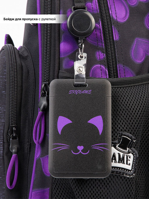 Рюкзак SkyName set-R9-12 + мешок для обуви, папка, пенал, кошелек, бейдж, канц. наб, брелок , значки  фото 14