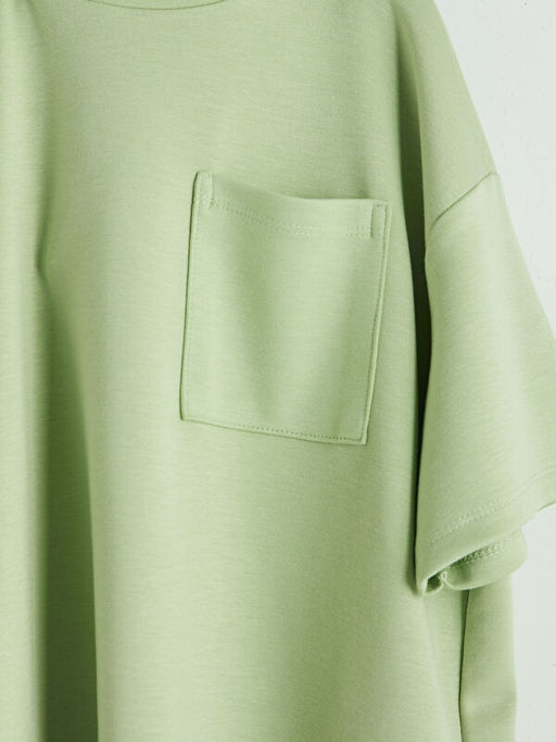 Bisiklet Yaka K?z ?ocuk Ti??rt