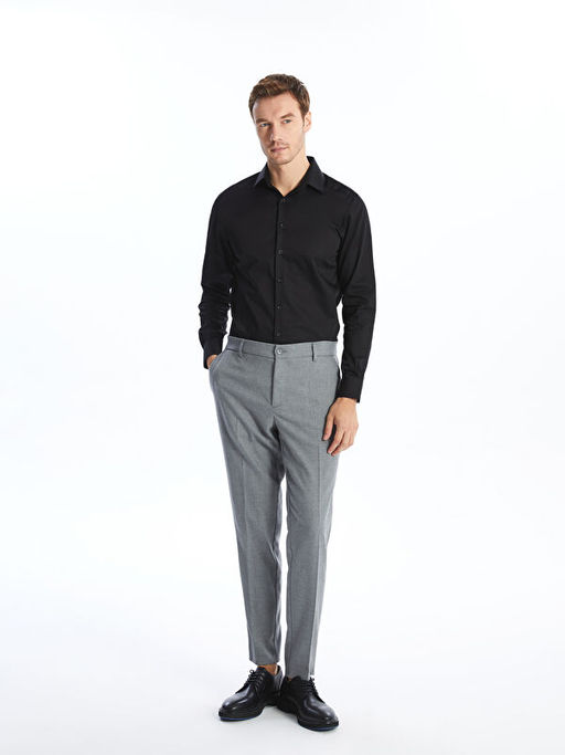 Slim Fit Uzun Kollu Erkek G?mlek