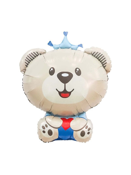 Воздушный шар фольгированный 32" «Мишка принц»