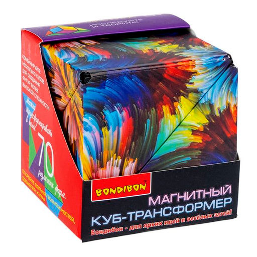 Магнитный куб-трансформер 3D-МИСТИКА Bondibon,ВOX 6,2x6,2x6,2cм, арт. 010. фото 2