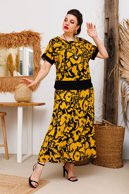 Костюм Romanovich Style 2-2661 горчица