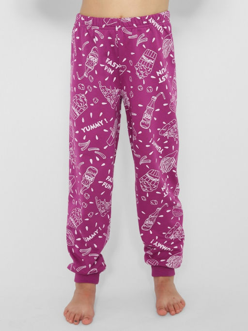 CRB wear/CWJG 50156-24 Комплект для девочки (джемпер, брюки),бордовый/Ex.Cherubino  фото 3