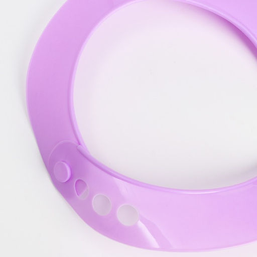 Нагрудник для кормления Мишка пластиковый с карманом, цвет розовый - Крошка я фото 4