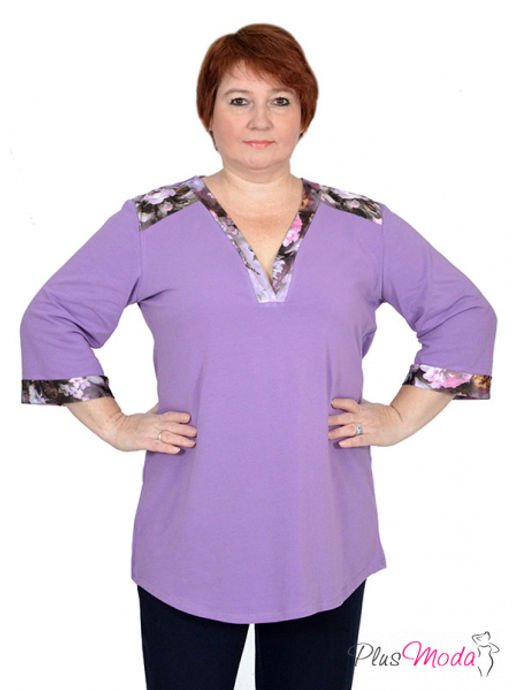 Туника Модель №196 размеры 44-80 - Plusmoda фото 4