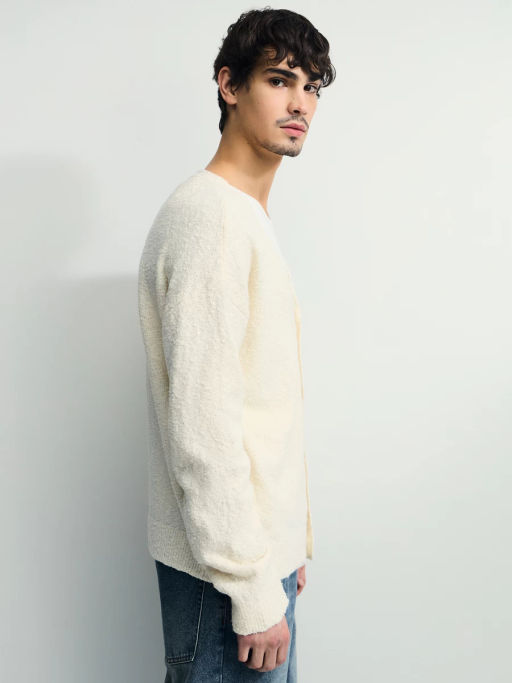 Вязаный кардиган из хлопка / Zarina  фото 5