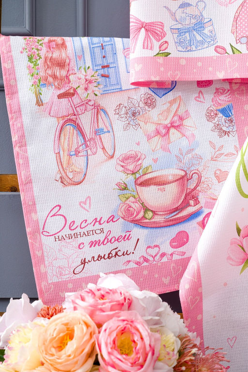 Весна идет набор полотенец кухонных - Натали фото 2