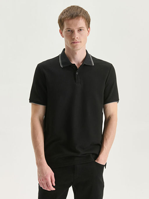 Polo Yaka Erkek Dokulu Ti??rt