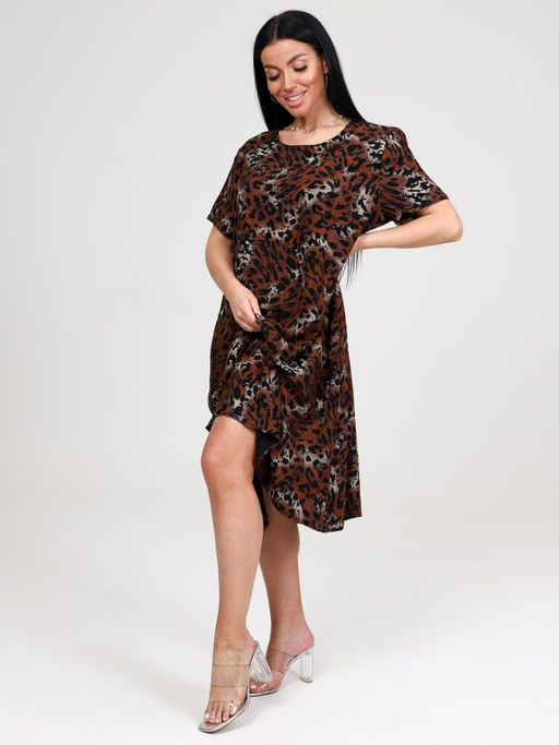 47 ПЛАТЬЕ ЖЕНСКОЕ (Коричневый) - А-дина фото 4