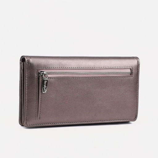 Кошелёк на кнопке, цвет бронзовый - Simaland фото 2