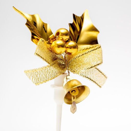 Украшение для торта Золотой бантик - Страна карнавалия фото 3