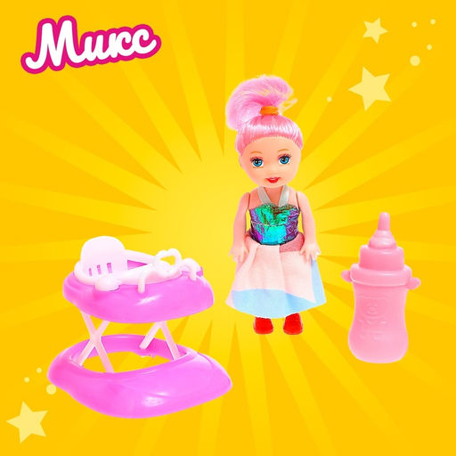 Кукла малышка Ева с аксессуарами, МИКС - Simaland фото 36