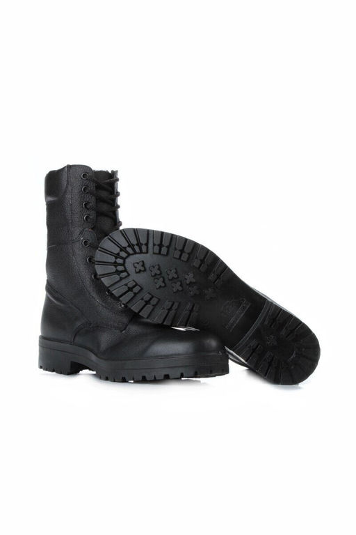 05-9006 BLACK Ботинки зимние мужские (искусственная кожа, искусственный мех)