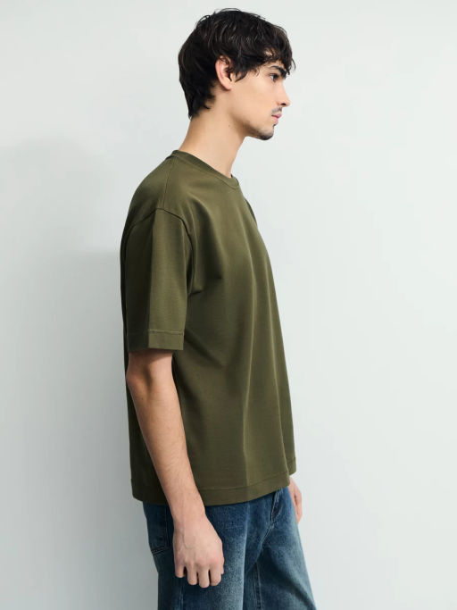 Футболка oversize из 100% хлопка / Zarina  фото 4