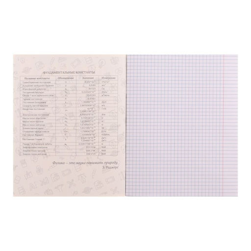 Набор предметных тетрадей Calligrata TOP «Журнал», 10 предметов, 48 листов, со справочным материалом, картонная обложка, глянцевая ламинация