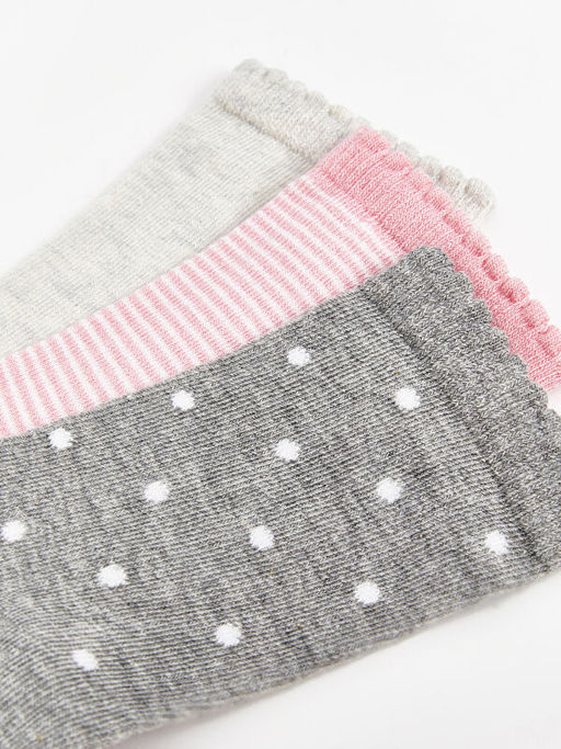 K?z ?ocuk Soket ?orap 3l? - Waikiki фото 3