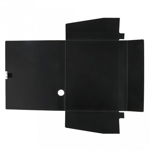 Папка-органайзер (короб) "Архивная" А4 23,4х31х3,5см, пластик, на липучке, цвет черный (Китай)