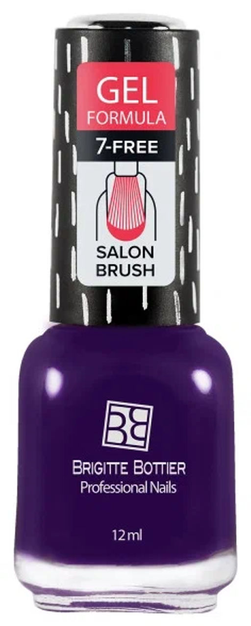 Brigitte Bottier Лак д/ногтей GEL FORMULA тон 02 фиолетовый 12мл BB-GF02