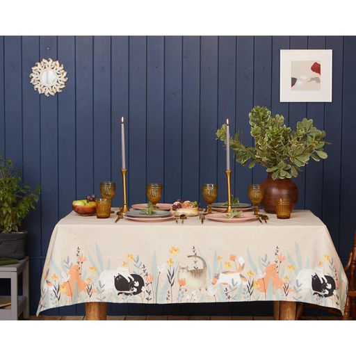 Скатерть Этель Meow 149х180см, 100% хл, саржа 190 г/м2  фото 2