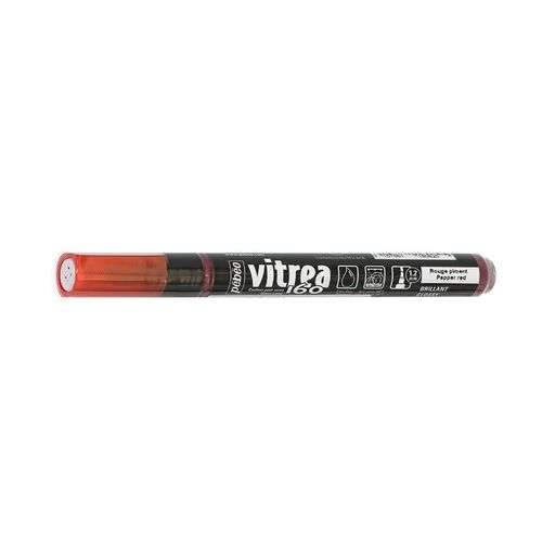 PEBEO Маркер по стеклу Vitrea 160 глянцевый 1.2 мм перо круглое 6 шт. 118082 красный перец