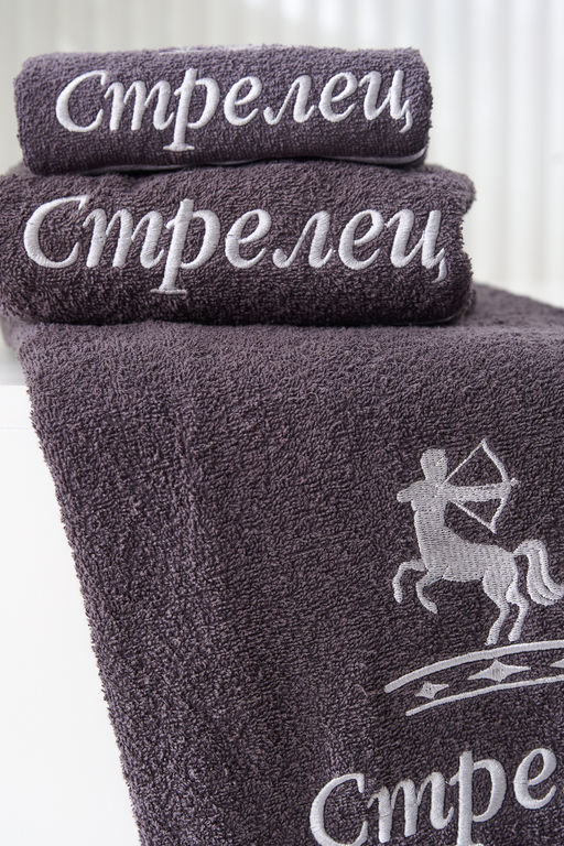 14418/10 Знаки зодиака полотенце махровое плотность 350гр