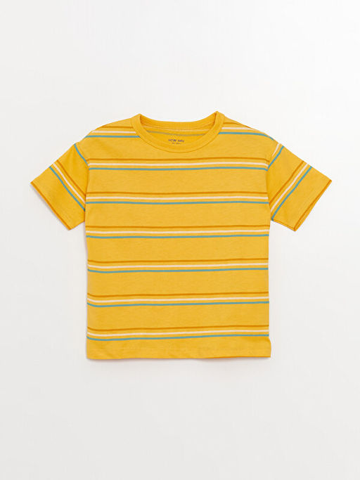 Bisiklet Yaka Erkek Bebek Ti??rt - Waikiki фото 3