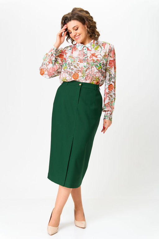 Костюм ANDINA CITY 9061-25 изумруд+мультиколор  фото 2