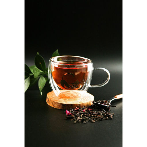 Кружка с двойными стенками Magistro «Дуо. Грация», 200 мл, 12.5×9×7.5 см, стекло, прозрачная