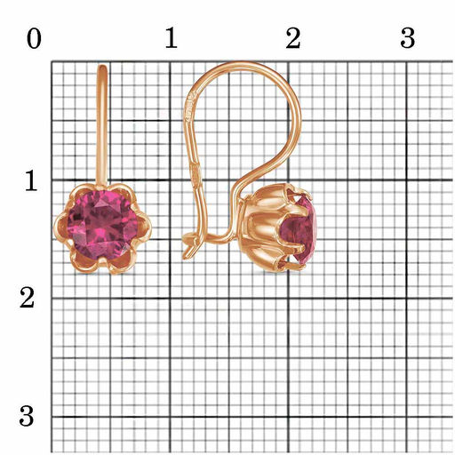 СЕРЬГИ 338785-8 - Красная пресня фото 4
