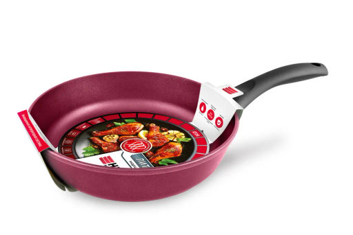 Сковорода индукционная (blue) несъемная ручка, 26 см - Нева металл посуда фото 8