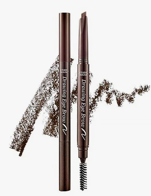 Etude House Drawing Eyebrow 21 #3 Brown - Карандаш для бровей с щеточкой №3 Коричневый