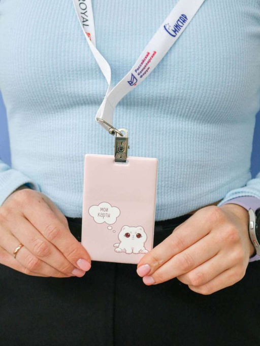 Держатель для карт Cute cat (6,5 х 10,4 см)