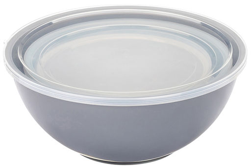 Набор салатников 3 пр. 1,15 л, 2 л, 3,35 л с крышками, пластик - Elan gallery фото 4