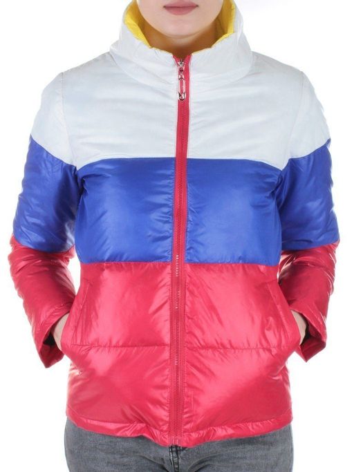 9023 WHITE/BLUE/RED Куртка демисезонная ZJW - Fashion фото 2