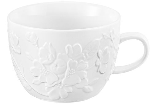 Чашка для капучино и кофе латте 500 мл 15*12,8*8,5 см Цветущая сакура+ дерев. подставка - Elan gallery фото 18