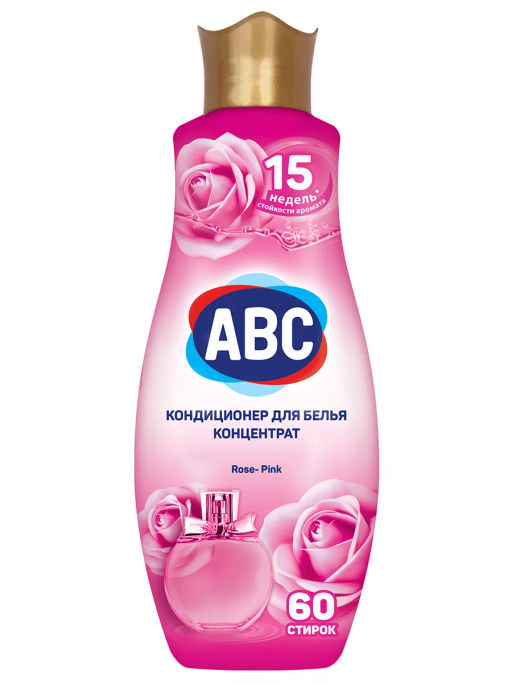 ABC кондиционер д/белья 1440мл Романтичная роза
