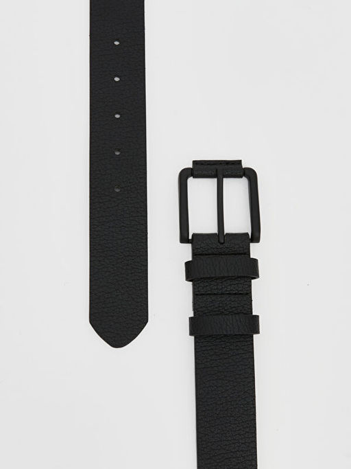 Deri G?r?n?ml? Erkek Kemer