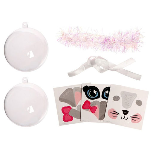 Ёлочный шар-персонаж Новый год! Нежная кошечка, набор для творчества