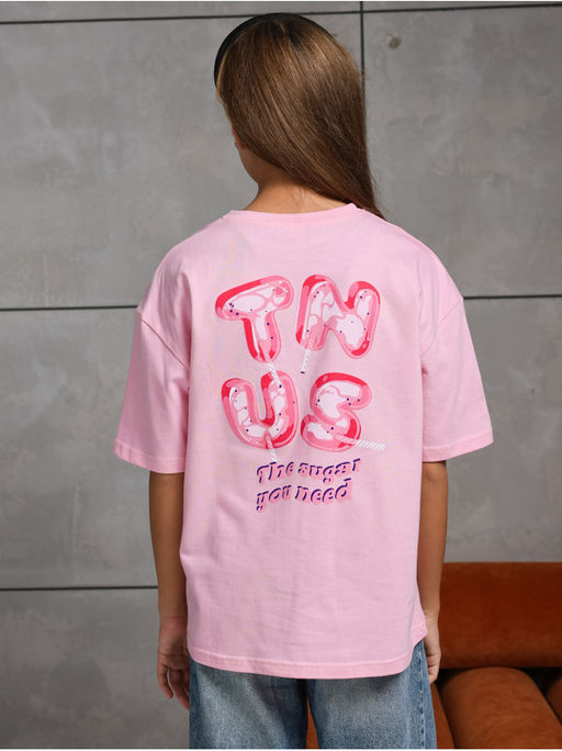 Футболка "Сахар" розовый Девочка