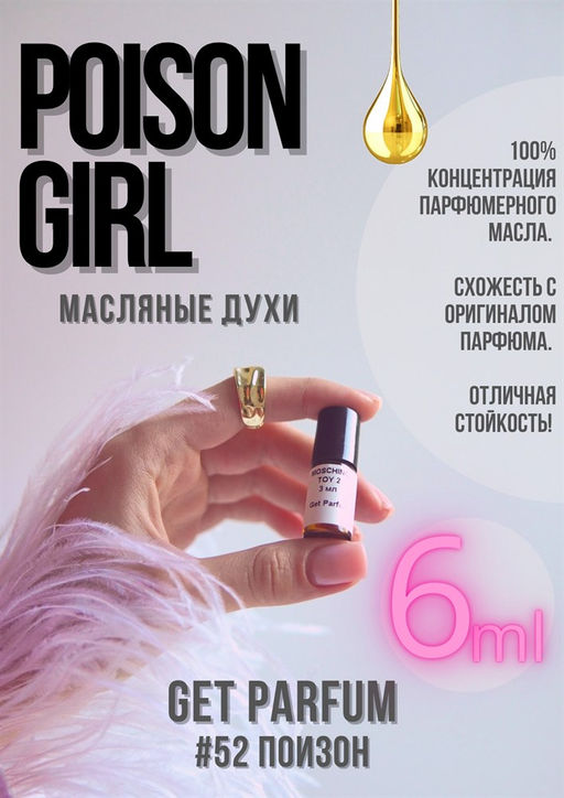 Масляные духи по мотивам Poison Girl / Christian Dior - Get parfum фото 3