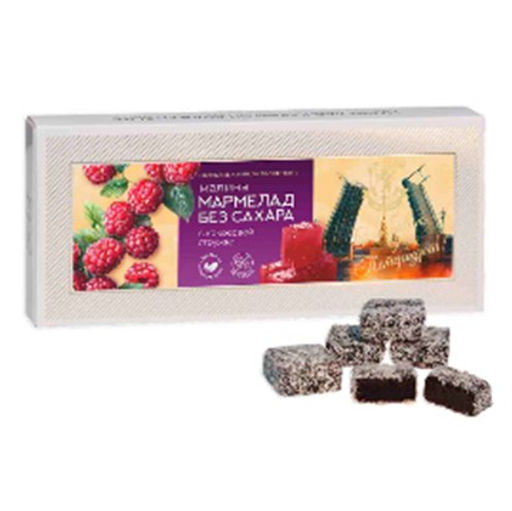 Мармелад Малина в кокосовой стружке