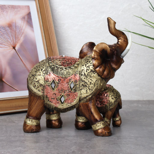 Статуэтка Слоны 14 см / 7130B /уп 24/ - ГалеонТрейд фото 3