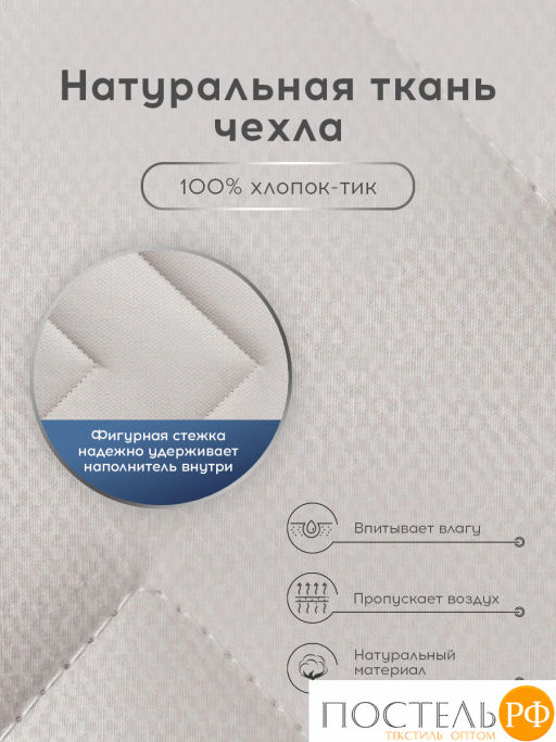 Hаматрасник стеганый MedSleep SONORA хлопок  фото 7