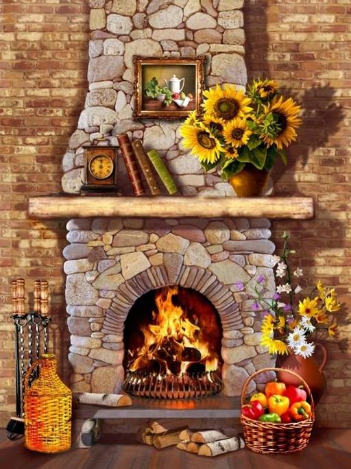 Очаг - гобеленовое панно - Гобеленглавснаб фото 3