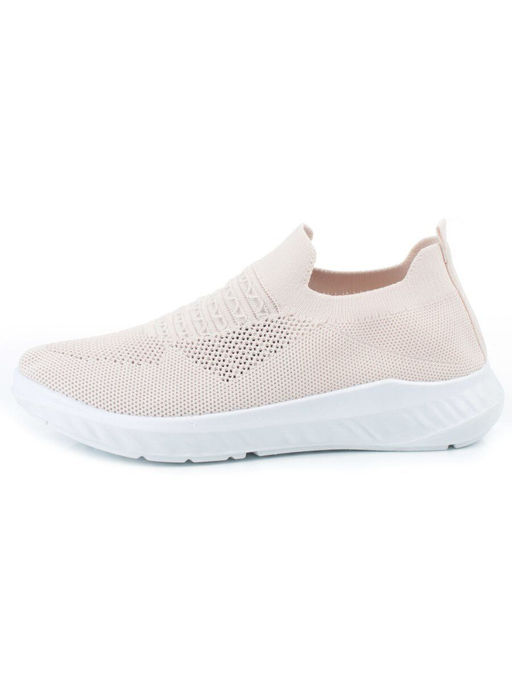 03-B360-26 LT. BEIGE Кроссовки женские (текстиль)