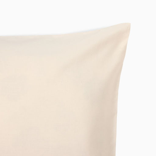 Наволочка Этель 50х70 см, цвет бежевый, мако-сатин, 114г/м2, 100% хлопок  фото 2