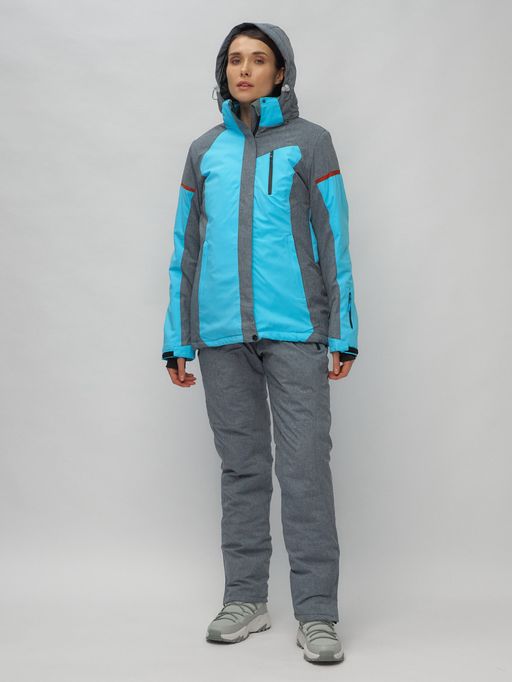 Горнолыжный костюм женский голубого цвета 02272-2Gl - Chunmai фото 6