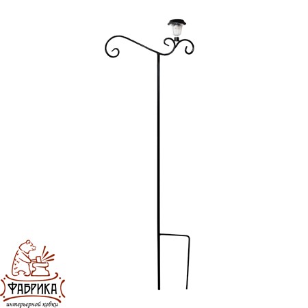Шпалера для сада 57-302 с фонарем - Фабрика интерьерной ковки фото 2
